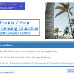 2 Hour FLORIDA SAFE NMLS PE Mortgage Loan Originator ID# 11185