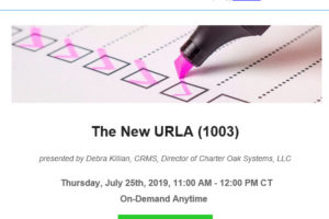 CBANC NEW URLA 07-25-19 CBANC NEW URLA 07-25-19
