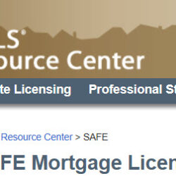 Mortgage Licensing and the SAFE ACT*