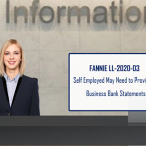 Fannie Requiring Business Accounts for Self-Employed!